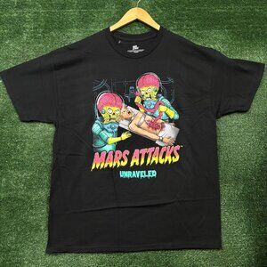 Mars Attacks Unraveled Movie T-Shirt Size Extra Large